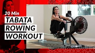 20 Minute Tabata Rowing Workout [upl. by Aicre]