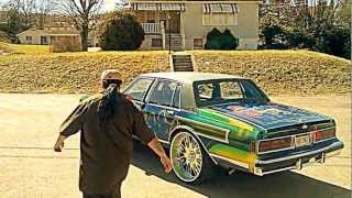 87 CHEVY CAPRICE CANDY CUSTOM PAINT on 26s WEST VA [upl. by Artima]