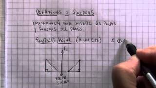 Transformaciones isométricas 06 Traslación Simetria Rotación [upl. by Harifaz243]