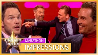 Every Greatest Impression EVER  Marathon  The Graham Norton Show [upl. by Ahsercal]