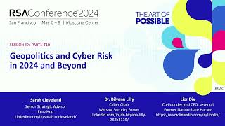 Geopolitics and Cyber Risk in 2024 and Beyond [upl. by Yelak]