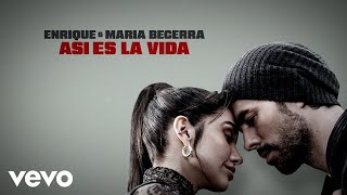 Enrique Iglesias Maria Becerra  ASI ES LA VIDA Official Lyric Video [upl. by Ulick]