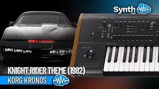 KNIGHT RIDER THEME 1982  KORG KRONOS [upl. by Eeclehc]