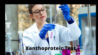 Xanthoprotein test for protein containing Tyrosine and tryptophan with demo [upl. by Sivek]