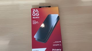 ZAGG InvisibleShield Glass Elite Screen Protector for Apple iPhone 15 Pro Review [upl. by Ahsiak]