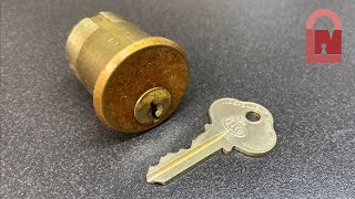 Vintage Fenestra Mortice Cylinder Lock Pick and Gut [upl. by Nitsuj926]