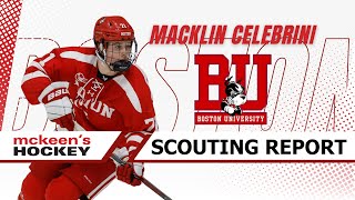 McKeens Hockey Scouting Report  Macklin Celebrini 2024 NHL Draft [upl. by Senzer]