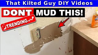 STOP Before you Mud over Torn Drywall Paper WATCH THIS part 1 of 2 [upl. by Anneuq]