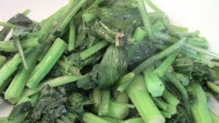 Chinese Traditional Yu Choy Stir Fry [upl. by Callista]