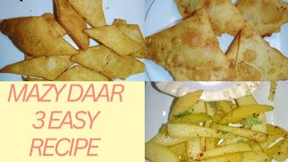 Three very easy recipes by cooking with Amna cookingwithamna [upl. by Adnilre]