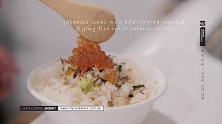 Japanese Salmon Rice Bowl with Vegetables by Donabe Japanese Clay Pot  My Cookware Australia® [upl. by Naie]