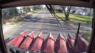 Driving the Combine Through TownFaribault [upl. by Philbert]