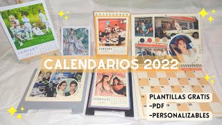 COMO HACER CALENDARIOS 2022 PLANTILLAS PDF  BTS amp MDZS DIY CALENDAR [upl. by Ynavoj]