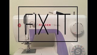 How To Fix A Jammed Sewing Machine [upl. by Elauqsap337]