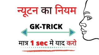 न्यूटन का नियम याद करने का सबसे आसान तरीका in hindi  NEWTON KA NIYAM YAAD KRNE KA SBSE ASAN TARIKA [upl. by Eicul832]