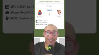 CAMPEONATO ESPANHOL 20242025  RODADA 9°  ESPANYOL VS SEVILLA [upl. by Ingrid]