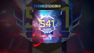 🔥Free Fire BR Rank Season 41 Rewards Revealed 🎁shortsfreefire [upl. by Dnomaid]