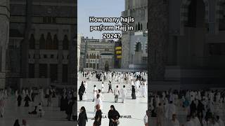 How many hajis perform hajj in 2024 shortsviral viralvideo [upl. by Sihun]