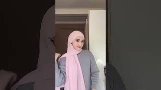 Tutorial hijab ootdhijab hijabstyle hijabfashion hijab fyp trending [upl. by Rasure]