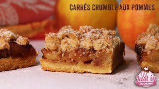 Recette des Carrés Crumble aux Pommes [upl. by Azelea]