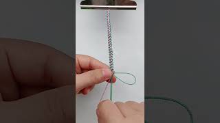 Handwoven zerobased teaching Simple braided bracelet tutorial Rope braiding tutorial Handmade [upl. by Hoxsie]