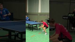 Ganzer Tisch Rückhand 😂🏓✌🏻 pingpong backhand defense [upl. by Fionna]