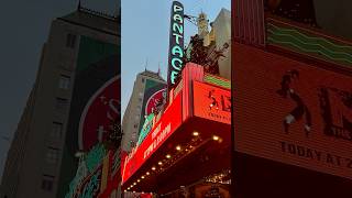 I saw “MJ The Musical” At the Hollywood Pantages Theater shorts michaeljackson mjthemusical [upl. by Harrod]