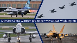 4K Exercise Cobra Warrior 231 gets under way  RAF Waddington [upl. by Telrats558]