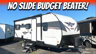 Easy NO SLIDE NO GLAMPING Camper 2022 Shasta 21CK [upl. by Damalus]