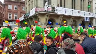 Basler Fasnacht 2018  Cortege Negro Rhygass [upl. by Nnayt863]