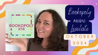 Bookopoly 14 meine Leseliste für den Oktober 2024 Himbeere liest [upl. by Mclyman852]