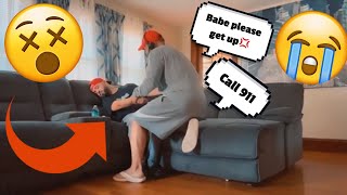 Fainting prank on boyfriend  Really Bad Idea [upl. by Feil]