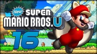 Lets Play New Super Mario Bros U  Part 16  Hyperspeed und Mega Fails auf der Knochenbahn [upl. by Nachison]