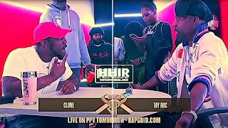 TAY ROC VS CLONE GO AT IT LIVE  BULLPEN ENDGAME FACEOFFS [upl. by Zwart]