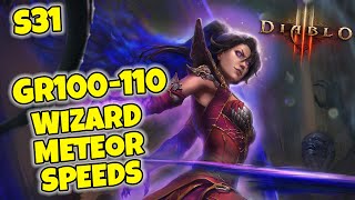 Tal Rasha GR100110 Meteor Speeds Diablo 3 Season 31 [upl. by Callahan547]