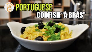 Portuguese Codfish Brás style Bacalhau à Brás recipe [upl. by Toy]