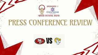 Press Conference Review Niners vs yams [upl. by Adnik]