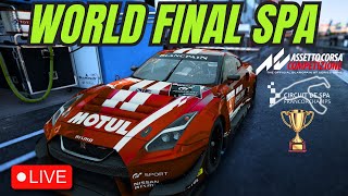 LIVE🔴 ACC GT3 WORLD CHAMPIONSHIP FINAL  SPA [upl. by Arodaeht]