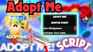 WINTER❄️ Adopt Me Script  Gingerbread Farm  Auto Minigame [upl. by Trahern688]