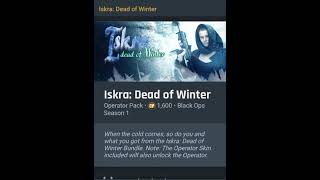 Iskra Dead of Winter Bundle Pack MW “Call of Duty Modern Warfare” [upl. by Meit762]