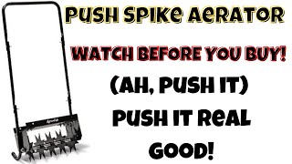 AgriFab 450365 Push Spike Aerator REVIEW [upl. by Olegnad324]