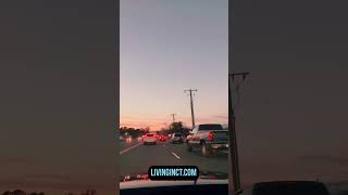 drivetour drivewithme Suffield Ct to East Granby sunset citytour tourism [upl. by Anairotciv]