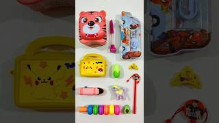 Wow Fancy Stationery Items Pencil Case Pen Erasner Highlighter stationery shorts backtoschool [upl. by Aisyram]