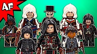 Custom Lego ASSASSINS CREED Minifigures Collection with Movie Comparisons [upl. by Aelanej]