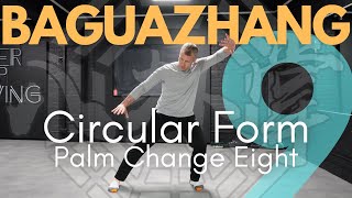 Baguazhang Kung Fu  LEARN Circular form Basic  Palm Change 8 [upl. by Stormie699]