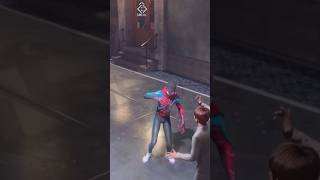 Miles Morales Showing Love To Pedestrians Marvel Spider Man 2 [upl. by Jarlen]