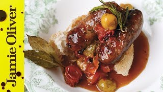 Oven Baked Sausage Ragu  Jamie Oliver [upl. by Akenahc911]