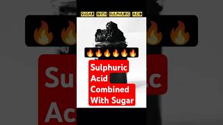 SUGAR WITH SULPHURIC ACID  Snay64 ytshortsvideo [upl. by Kruter]