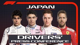 2018 Japanese Grand Prix Press Conference Highlights [upl. by Eladnar569]