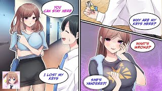 RomCom I ended up staying at my reserved bosses houseManga Dub [upl. by Jessamyn488]